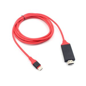 10pcs/lot type-c to hdmi usb 3.1 to hdmi galaxy s8 adapter data cable 4k mobile phone computer hd extension cable 2m