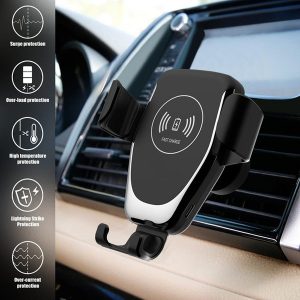 10w car mount wireless charger for iphone 11 pro xs max 8 quick qi fast charging car phone holder for samsung new