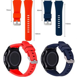 11 color silicone watchband for gear s3 classic/ frontier 22mm watch band strap replacement bracelet for samsung gear s3 r760