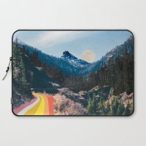 1960's Style Mountain Collage Computer Cover by Justine Henderson - Laptop Sleeve - 15"