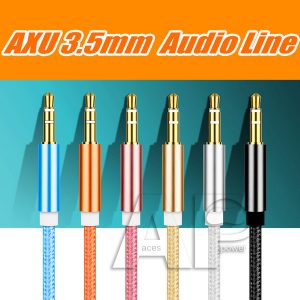 1m male to male 3.5mm universal gold plated auxiliary audio stereo jack cable aux cord jack to jack device