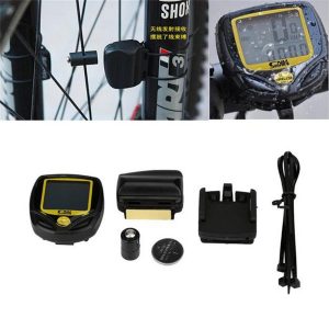 1pc wireless lcd bike computer speed odometer speedometer cycle bicycle waterproof bike accoessories