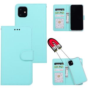 2 in 1 magnetic pouch with card slot wallet pu leather cover case for iphone 11 pro max xs xr x 8 7 6 plus samsung galaxy s10 e s9 note 10