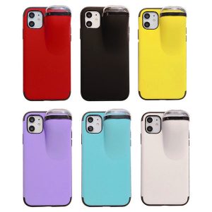 2 in 1 phone cases with earphone case unified storage holder back cover for airpod iphone 11 pro max x xs xr xs max 7 7p 8plus 6 6s plus