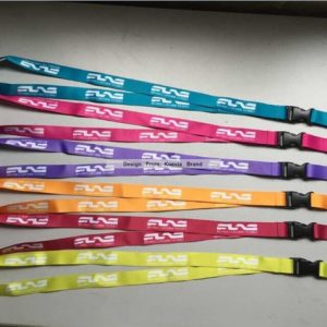 2.5cm*90cm custom released buckle lanyards promotional lanyard logo printed neck strap with metal hook fast ship business strap