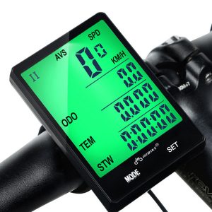 2.8 inch lcd screen bicycle speedometer wireless backlight mtb bike odometer waterproof bicycle computer accessories odometers