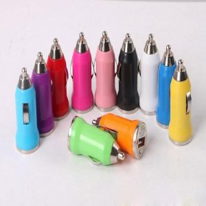 2000pcs/lot universal mini usb car charger universal usb adapter colorful car charger for smart phone,mobile phone,android phone