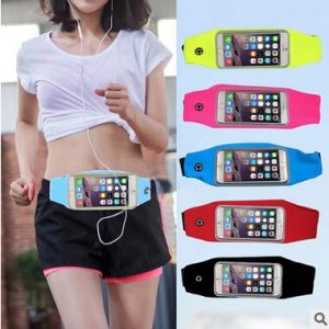 2017 unuversal waterproof sport waist belt pouch bag case cover elastic waistband pocket for iphone 7 6 6s plus 5s samsung galaxy s7 s6 edge