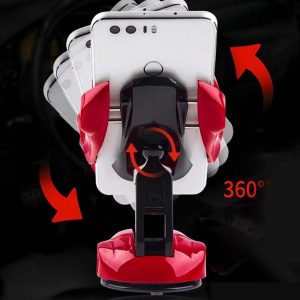 2018 new arrival universal 360 degree car mount windshield dashboard mobile car phone holder cradle for iphone xs 9 all smartphones