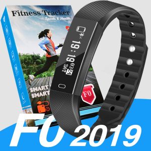 2019 id115 f0 for smart bracelet watch fitness tracker step counter activity monitor band vibration wristband pk m3