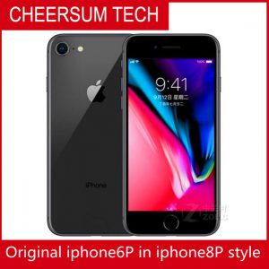 2019 iphone 6 in 8 style mobilephone 4.7 5.5 inch original lcd 64gb 128gb iphone 6 refurbished in iphone 8 housing cellphone