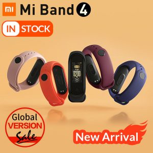 2019 original mi band 4 smart bracelet xiaomi fitness tracker watch heart rate sleep monitor 0.95 inch oled display band4 bluetooth