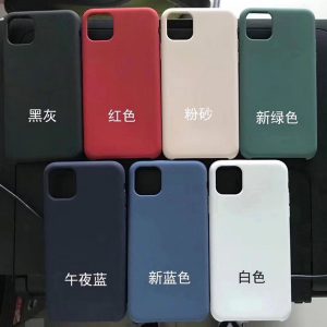 2019 solid silicone case, for iphone 11/ pro / pro max phone case with retail packaging