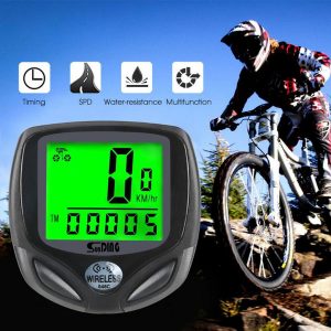 2019 waterproof bicycle computer wireless and wired mtb bike cycling odometer satch speedometer watch led digital rate