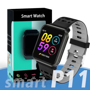 2019 waterproof wristband ep11 smart watch fitness tracker heart rate blood pressure sleep pk n88 smartwatch with retail packing