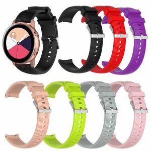 20mm sports silicone band for samsung galaxy watch sm-r810 42mm & gear 2 sport strap for huami amazfit bip/amazfit 2 smart watch