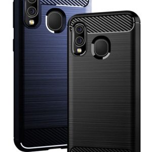 20pcs carbon fiber brushed silicone case for samsung a10 a20 a30 a40 a50 a60 a70 m10 m20 m30 m40 cases cover fundas coque hoesje kryt etui