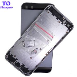 20pcs real housing back battery cover for iphone 5 5g 5s housing middle frame metal battery back case+small parts tracking