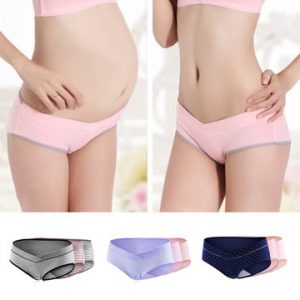 3 Pieces Elastic Pregnancy Panties