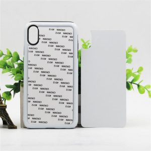 30 pcs diy sublimation 2 in 1 pc+rubber case for iphone 7 xr blank printed heat transfer cover for iphone 11pro 5.8 with aluminum plate