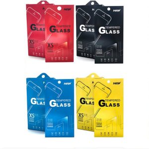 3000pcs 180*88mm empty retail package boxes packaging for premium tempered glass 9h screen protector sony iphone samsung