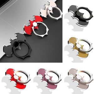 360 degree metal finger ring holder batman smartphone mobile phone finger stand holder for iphone x 8 samsung tablet