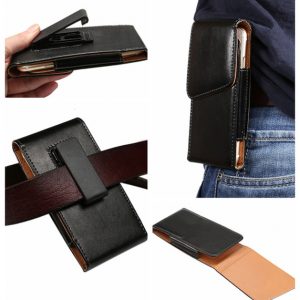 360 degree universal hip holster sheep leather clip case for iphone 11 pro max xr xs x 8 7 6 se 5s galaxy note 10 s10 hasp hook belt pouch