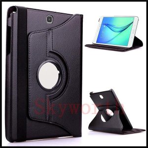 360 rotating pu leather case smart cover for samsung galaxy tab 3 4 s s2 a e 8.4 t330 t230 t380 t377