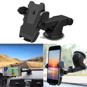 360° rotations adjustable car holder sucker support windshield mount bracket for less than 6 inch mobile cell smart phones