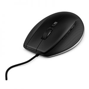 3Dconnexion 3DX-700052 CadMouse - Mouse - right-handed - laser - 7 buttons - wired - USB - matte black steel