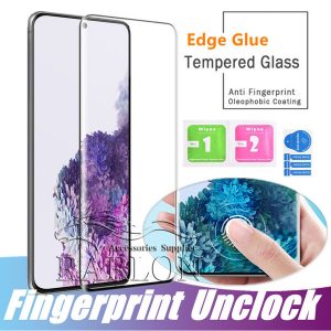 3d curved case friendly tempered glass screen protector for samsung galaxy s20 ultra s10 plus s9 s8 note 10plus 9 lg g8 huawei mate 30 pro