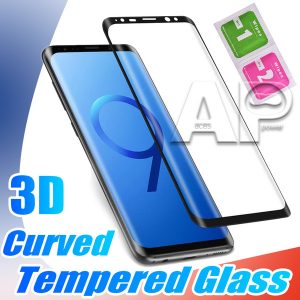 3d curved tempered glass for samsung galaxy note 10 s11 s10e s9 note 9 8 s8 plus full cover screen protector no package