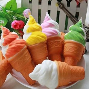 3d cute jumbo rare squishy charm ice cream phone straps keychain squishy slow rising squeeze squishies toys for kids toy