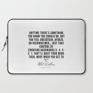 4 | Mel Robbins Quotes | 190802 Computer Cover by Quotes And Sayings - Laptop Sleeve - 15"