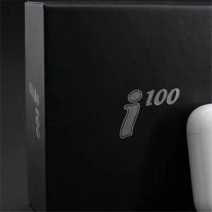 50pcs i100 tws earphones pop up wireless charger bluetooth touch control earbuds headset for i7s i9s i10 i11 i20 tws i30 i60 i88