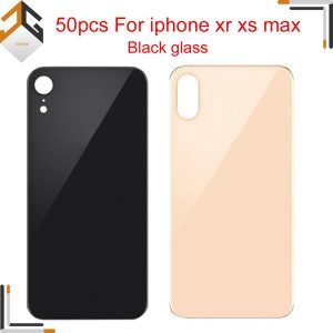 50pcs oem back glass cover for iphone xr xs max battery cover housing with adhesive sticker ing