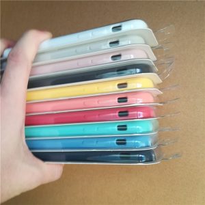 50pcs/lot for ip 7 x silicone case original style liquid silicon rubber cases with retail boxes for iphone x 6 6s 7 8 plus se