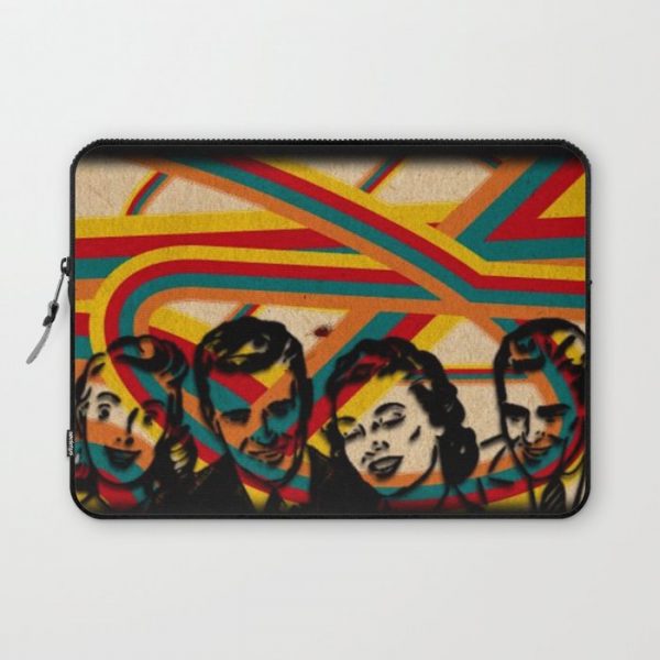 50s Dinner Party Computer Cover by TugglesB - Laptop Sleeve - 13"