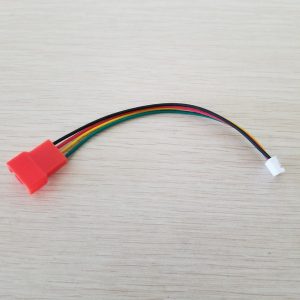 5pcs/lot pci-e graphics video card pwm fan power supply lead cable 4pin small type to mainboard 4p compatible with 3pin