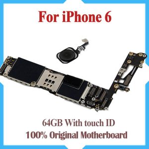 64gb original unlocked for iphone 6 motherboard with touch id,fingerprint function for iphone 6 logic boards