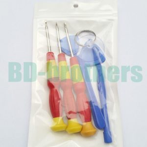 8 in 1 repair pry opening tools kit with big screwdriver 5 point star 0.8 pentalobe 1.5 phillips slotted for iphone 4 5 6 samsung 100sets