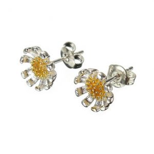 925 Silver Beautiful Sunflowers Earrings