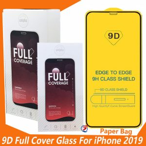 9d tempered glass for iphone 11 2019 iphone xr xs max x 8 7 plus samsung a80 a70 full cover edge to edge screen protector with retail pack