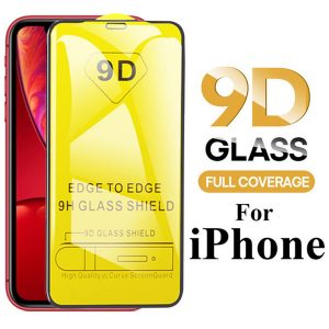 9d tempered protective glass front+back for iphone 11 pro max xr x xs max 7 8 full cover glass protector on iphone 11 11 pro