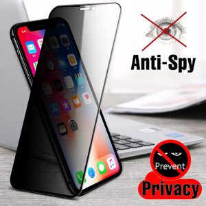 9h full privacy tempered glass for iphone xs max 7 8plus 11 anti spy glare peeping screen protector high definition hot