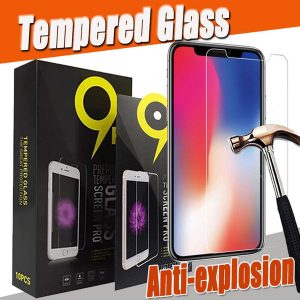 9h premium clear transparent tempered glass screen protector guard for iphone 11 pro max xs xr x 8 7 6 plus 5 se anti-shock have package