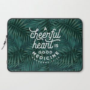 A Cheerful Heart Computer Cover by Cina Catteau - Laptop Sleeve - 15"