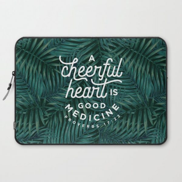 A Cheerful Heart Computer Cover by Cina Catteau - Laptop Sleeve - 15"