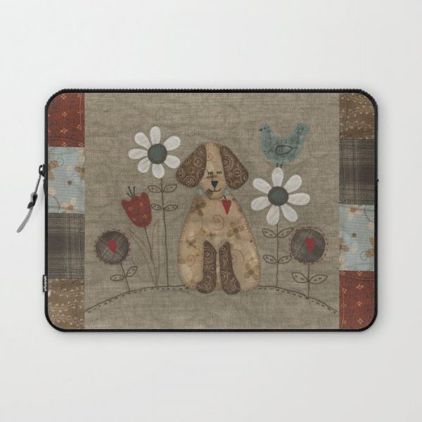 A Dog's Life Computer Cover by Lynette Anderson Designs - Laptop Sleeve - 13"