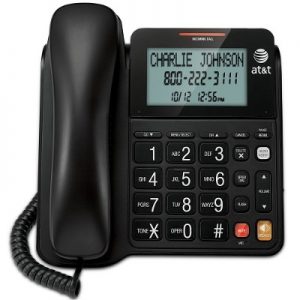 AT&T CL2940 Corded Speakerphone with Large Tilt Display